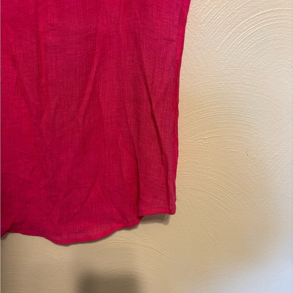 Blu Pepper Vibrant Pink Floral Blouse - Picture 7 of 8